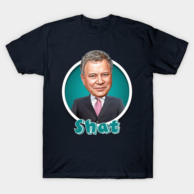 William Shatner T-Shirt by Indecent Designs